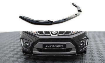 Voorspoiler V.2 Suzuki Vitara S Mk2 Maxton Glans Zwart, Ophalen of Verzenden, Nieuw