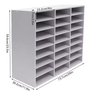 Kantoor Opbergkast met Compartimenten – Dossierkast PVC, Verzenden, Nieuw in verpakking