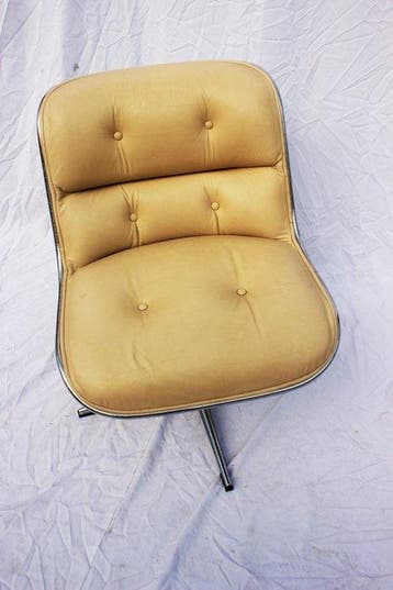 Knoll - Charles Pollock - Lounge stoel - Chroom, Plastic,