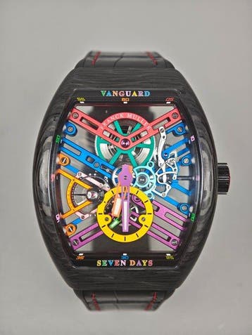 Franck Muller - Vanguard Skeleton Colour Dreams - V 43 S6, Nieuw