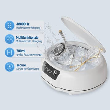 KUNPHY Ultrasone Reiniger 600ml - Voor Brillen, Sieraden & G, Huis en Inrichting, Keuken | Keukenbenodigdheden, Verzenden, Nieuw