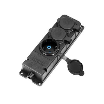 Outdoor stekkerdoos - PREMIUM - IP44 - drie stopcontacten, Ophalen of Verzenden, Nieuw, Stekker