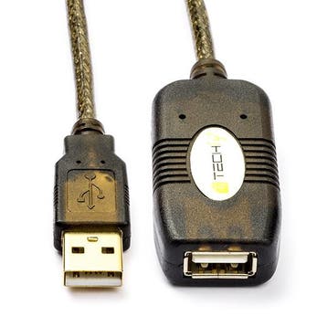 Actieve USB verlengkabel | 10 meter | USB 2.0, Verzenden, Nieuw