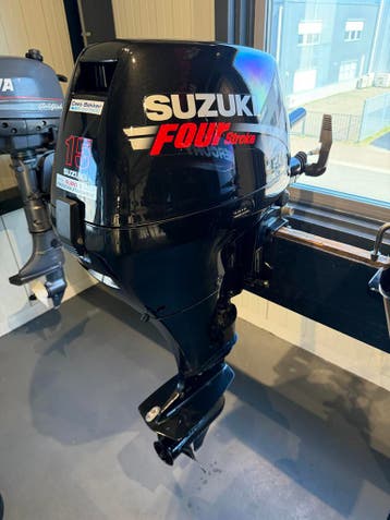 Suzuki 15 Pk Kortstaart (2008) – Knuppel – In nieuwstaat, 10 tot 30 pk, Viertaktmotor, Zo goed als nieuw, Buitenboordmotor
