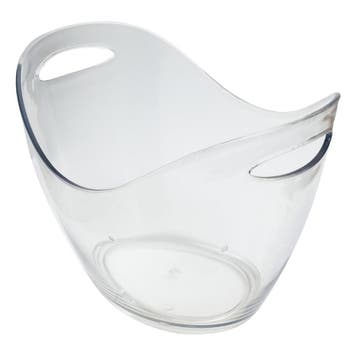 Beaumont Plastic Wine Cooler Transparant 8Ltr, Verzenden