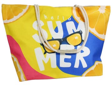 Zomer strandtas 15 x 34 x 59 cm - SUMMER (Recreatie), Verzenden, Nieuw