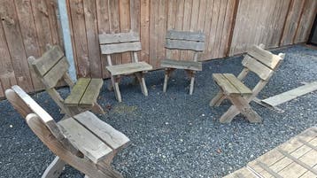 Tuinstoel Douglas, Tuin en Terras, Tuinstoelen, Ophalen, Gebruikt