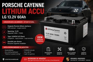 Porsche Cayenne Lithium Accu LG   9Y0915105L Revisie