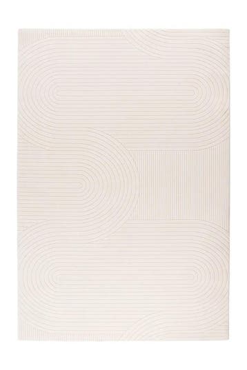 Japandi Vloerkleed | Napoli | Stroken | Crème | 120x170 cm, Huis en Inrichting, Verzenden, Nieuw