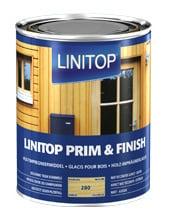 Linitop Prim & Finish - Kleurloos - 2,5 liter, Overige kleuren, Nieuw, Beits, Ophalen of Verzenden