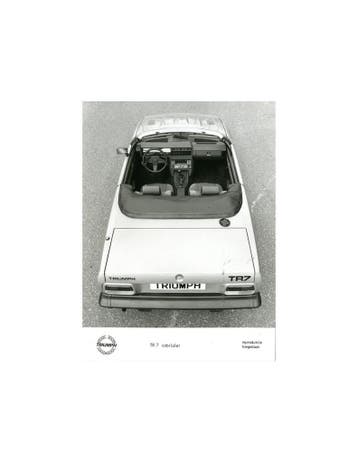 1980 TRIUMPH TR7 CABRIOLET PERSFOTO, Nieuw, Author