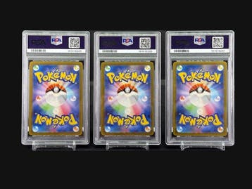 Pokémon - 3 Graded card - Charmander, Squirtle, Bulbasaur, Nieuw