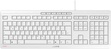 PC Toetsenbord Wit-Grijs | QWERTZ | 56% Korting OP=OP, Computers en Software, Cherry, Multimediatoetsen, Ophalen of Verzenden