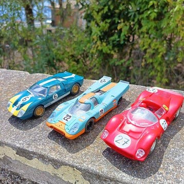 Scalextric - Slotcar 24H Le Mans (Ford GT40, Porsche 917,, Nieuw