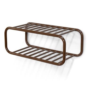 Spinder Design Retro schoenenrek - chocolate brown, Verzenden, Nieuw