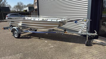 EMOK J-serie aluminium platbodem 2 mm | J300 J360 J400 | CE, Ophalen of Verzenden, Nieuw, Aluminium, Geschikt voor motor