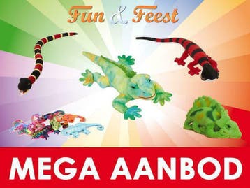Reptielen knuffels -Mega aanbod pluche reptielen knuffels, Ophalen of Verzenden, Nieuw, Overige typen