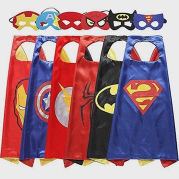 Superheld Cape en Masker Set - Kinderen Cosplay Verkleedkost, Verzenden, Nieuw