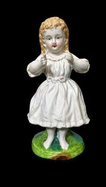 Figuur - Antieke figuur 18-19de eeuw - Biscuit porselein
