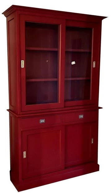 Buffetkast rood Jubbega 120cm, Ophalen of Verzenden, Nieuw