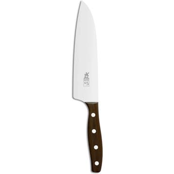 Robert Herder K5 Koksmes XL – RVS – Licht Gebogen – Le, Huis en Inrichting, Ophalen of Verzenden, Nieuw, Rvs of Chroom