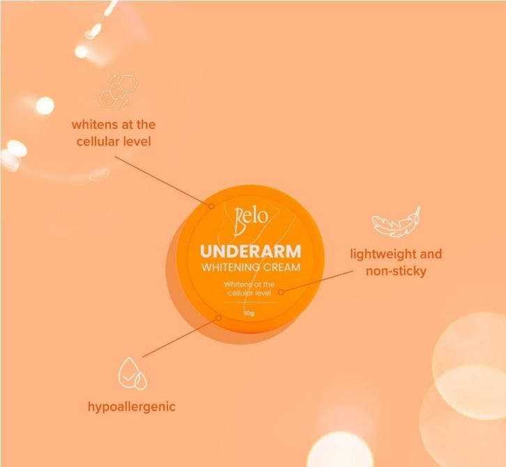 Belo Underarm whitening cream 10 gram, Sieraden, Tassen en Uiterlijk, Beautycases, Ophalen of Verzenden