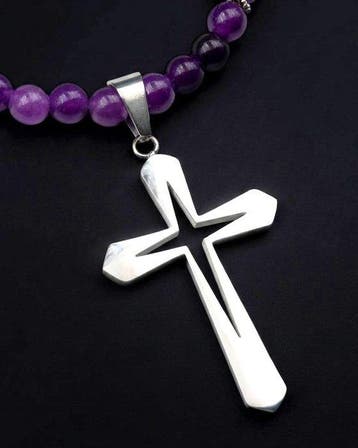 Christelijk Kruis – Amethist - Het symbool van Licht en