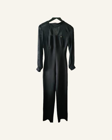 Rinascimento jumpsuit met lange mouwen – maat S – Tweedehand, Kleding | Dames, Jumpsuits, Zwart, Rinascimento, Ophalen of Verzenden