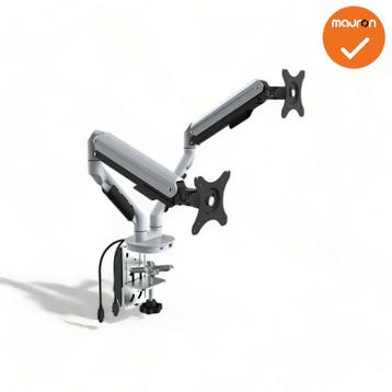 Monitor Arm - NIEUW - Voor twee beeldscherm - Inclusief U..., Werkplek, Ophalen of Verzenden, Nieuw zonder verpakking, Overige typen