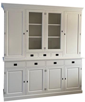 Buffetkast wit Lelystad 220 x 235cm, Ophalen of Verzenden, Nieuw