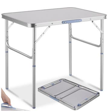 WK Houtskoolbarbecue &amp; Inklapbare Campingtafel Set, Tuin en Terras, Houtskoolbarbecues, Verzenden, Nieuw