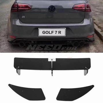 Diffuser Extension With Rear Side Splitters Voor Volkswagen, Auto-onderdelen, Ophalen of Verzenden, Nieuw
