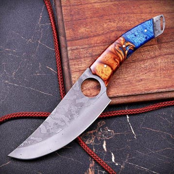 Custom Hand-Forged Premium Chefs Knife - Tafelmes - Staal,