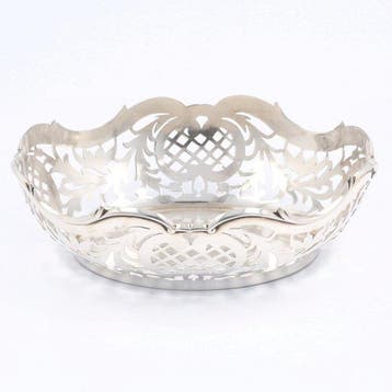 Gebrüder Kühn - Soezenmand - Gebakmandje - .800 zilver, Antiek en Kunst