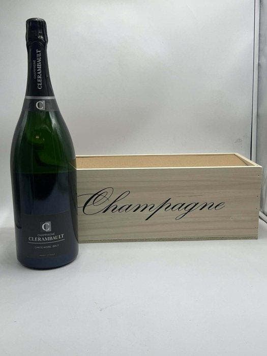 Clerambault, Carte Noir - Champagne Brut - 1 Dubbele, Verzamelen, Wijnen