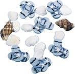 Strandslippers Polyresin Maritiem 3 cm 6 stuks, Ophalen of Verzenden, Nieuw
