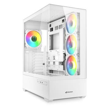 Sharkoon AK6 RGB ATX Wit, Spelcomputers en Games, Verzenden, Nieuw