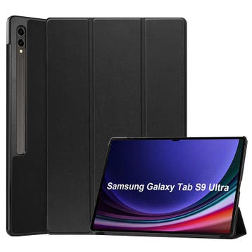 Book case Samsung Tab S8 Ultra/S9 Ultra/S10 Ultra zwart, Verzenden, Nieuw