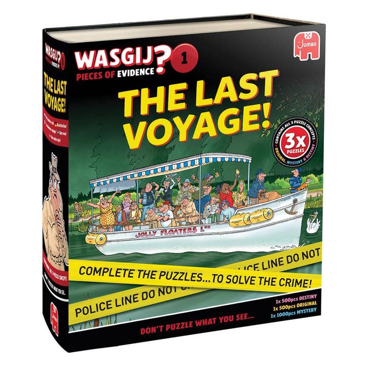 Wasgij Pieces of Evidence (1000), Hobby en Vrije tijd, Denksport en Puzzels, Ophalen of Verzenden