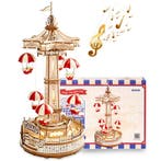 ROKR Parachute Tower – 3D Houten Muziekdoos (EA01), Verzenden, Nieuw