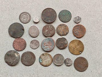 Ottomaanse Rijk. Lotto di 21 monete (Zonder minimumprijs)