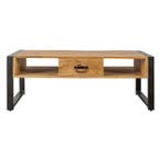 Salontafel Mangohout Britt 120 cm, Verzenden, Nieuw, Industriële meubels, Overige vormen