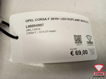 Opel Corsa F 2019+ Led Koplamp starter Module, Ophalen, Gebruikt, Opel