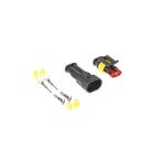 Hermetische connector set - 12 tot 24 Volt - 2 pin superseal, Ophalen of Verzenden, Nieuw, Overige typen