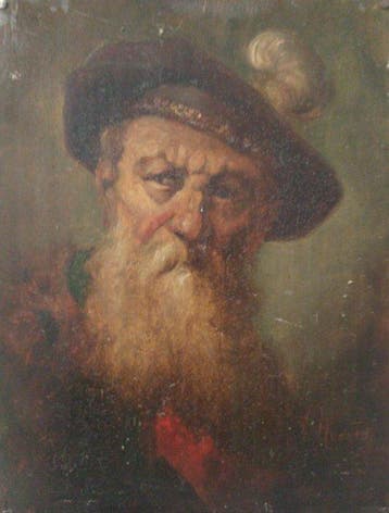 Hollandse School (XIX) After Rembrandt van Rijn - Tronie van, Antiek en Kunst