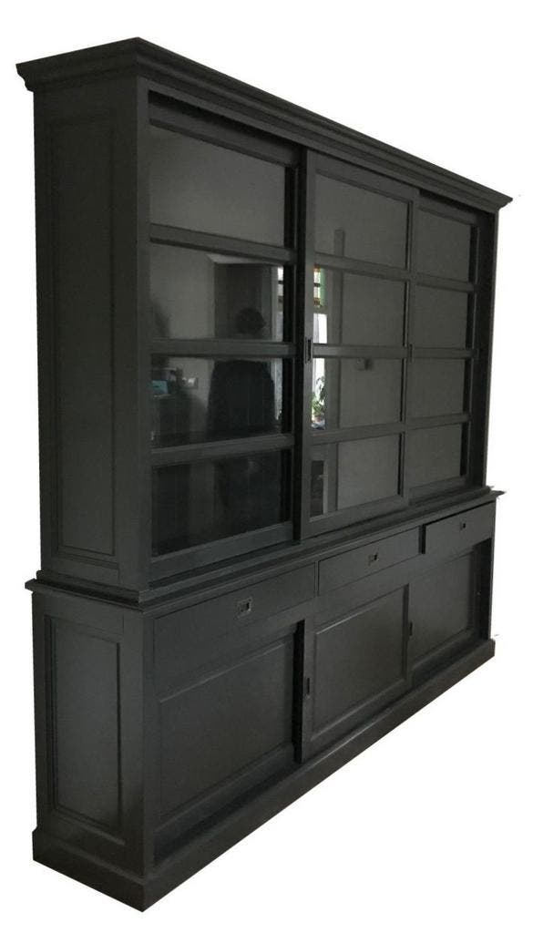 Buffetkast antraciet Hemrik XL 260 x 240cm, Huis en Inrichting, Kasten | Buffetkasten, Ophalen of Verzenden