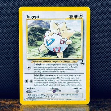 Pokémon Card - Togepi 30 – Pokémon, Nieuw