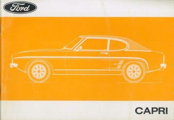 1972 Ford Capri Instructieboekje Handleiding Nederlands, Auto diversen, Verzenden