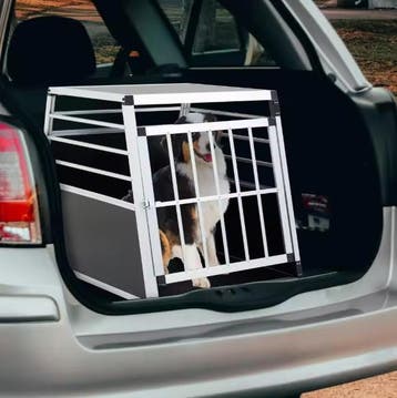 Hondentransportbox Auto – Aluminium Reiskooi 65×91×69 cm, Verzenden, Nieuw