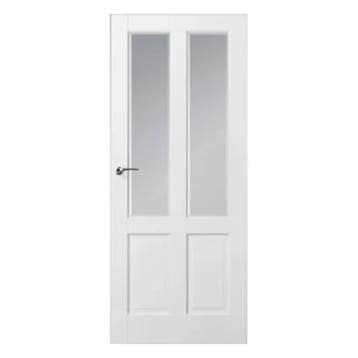 Skantrae binnendeur SKSE042 88x211,5 (Wit, Stomp, Blankglas), 80 tot 100 cm, Binnendeur, Nieuw, Ophalen of Verzenden